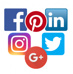 social media icons & virtual services