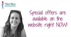 Offers available from Take Note VA