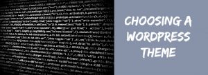 Choosign a WordPress Theme