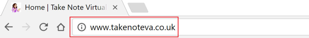URL location for website