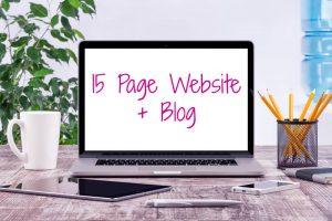 15 Page website + blog